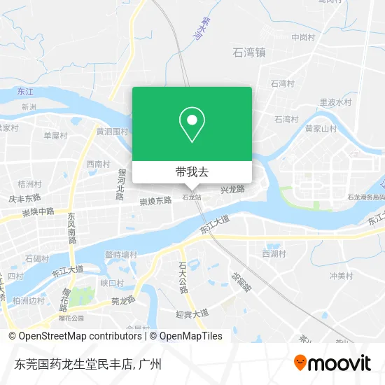 东莞国药龙生堂民丰店地图