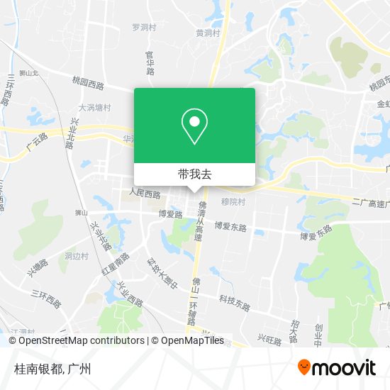 桂南银都地图