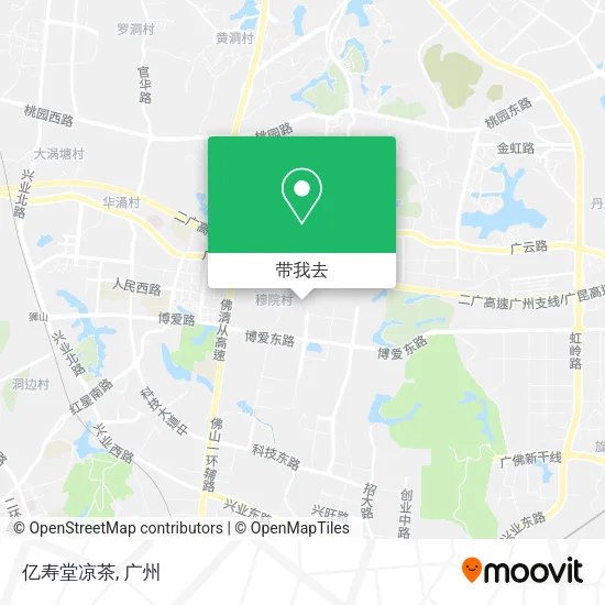亿寿堂凉茶地图