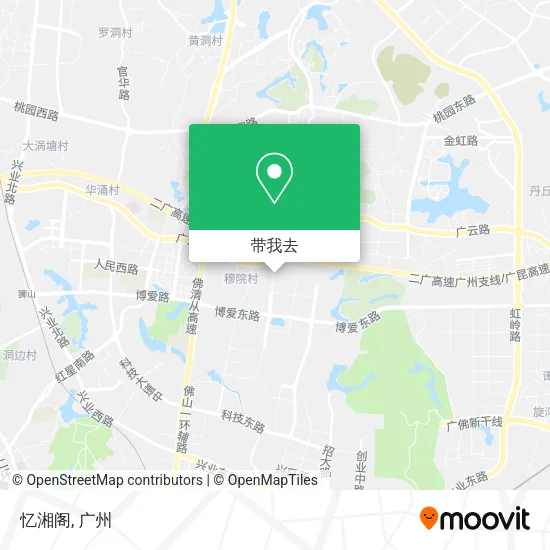 忆湘阁地图