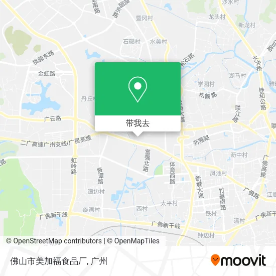 佛山市美加福食品厂地图