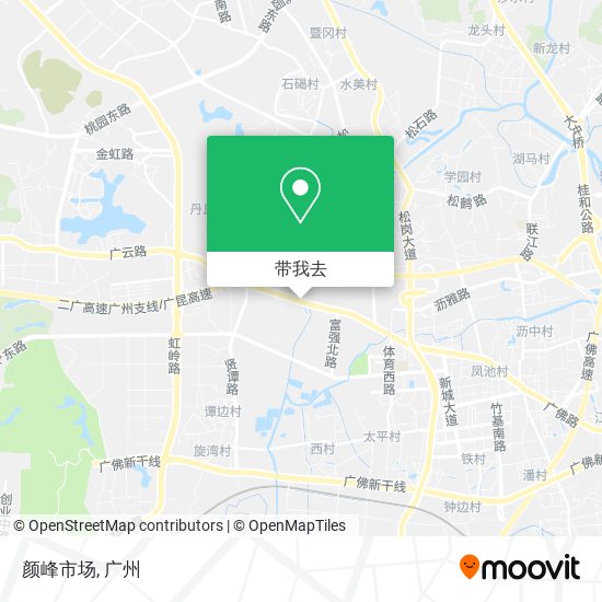 颜峰市场地图