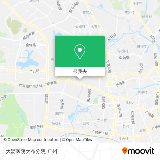 大沥医院大布分院地图