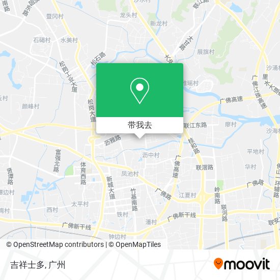 吉祥士多地图