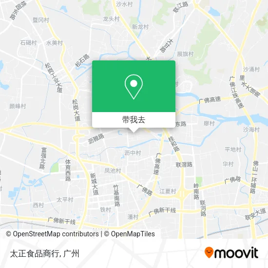 太正食品商行地图