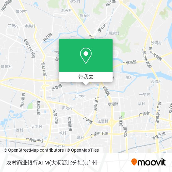 农村商业银行ATM(大沥沥北分社)地图