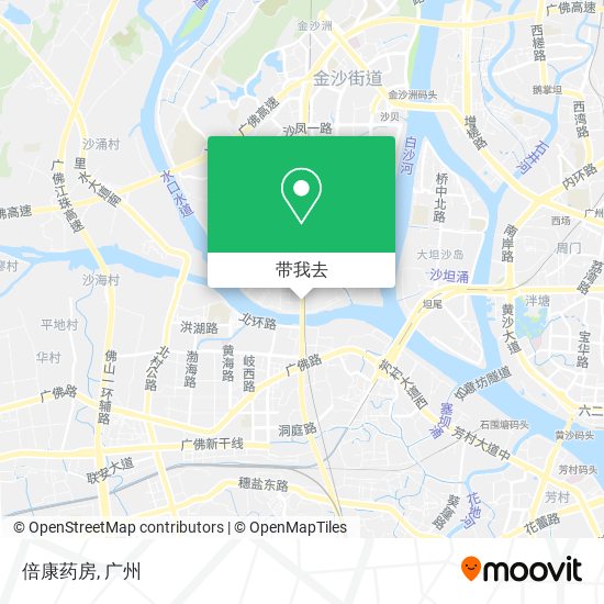 倍康药房地图