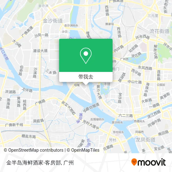 金半岛海鲜酒家-客房部地图