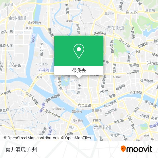 健升酒店地图