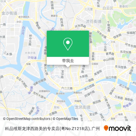 科品维斯龙津西路美的专卖店(粤No.Z1218店)地图