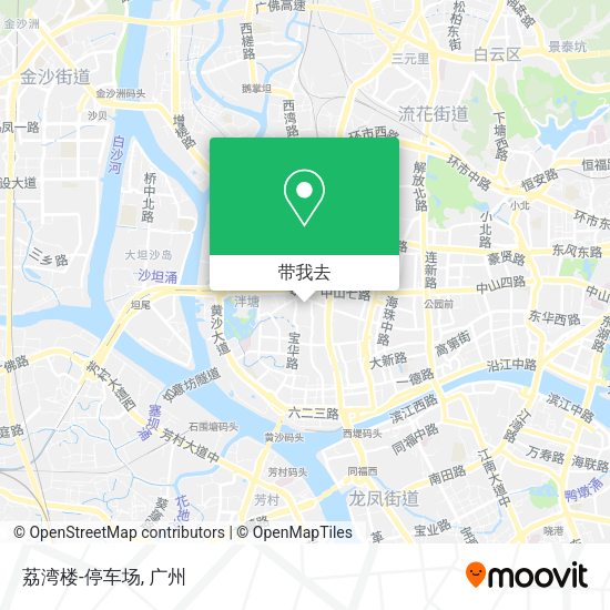 荔湾楼-停车场地图