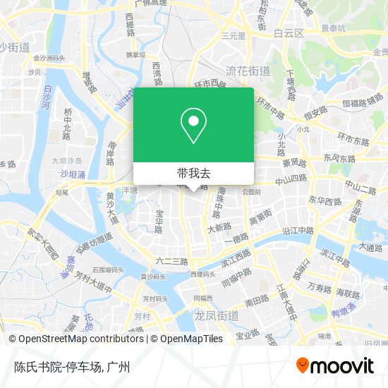 陈氏书院-停车场地图