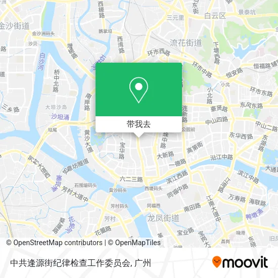 中共逢源街纪律检查工作委员会地图