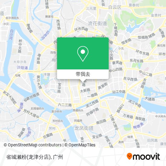 省城濑粉(龙津分店)地图
