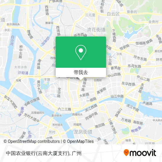 中国农业银行(云南大厦支行)地图