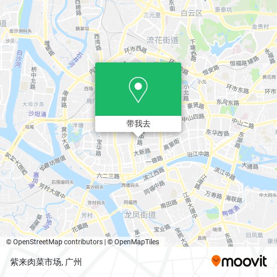 紫来肉菜市场地图