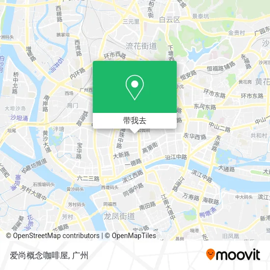 爱尚概念咖啡屋地图