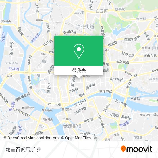 精莹百货店地图