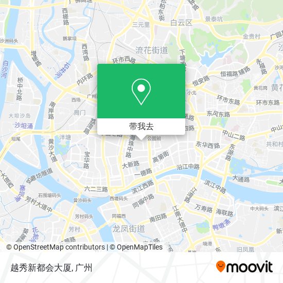 越秀新都会大厦地图