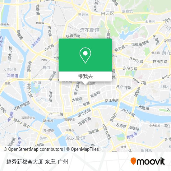 越秀新都会大厦-东座地图