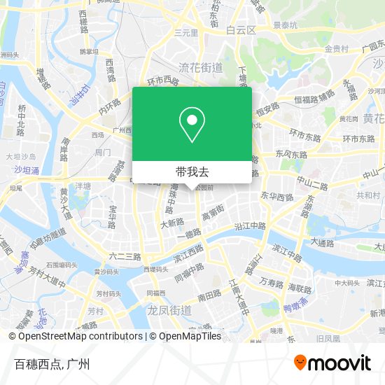 百穗西点地图