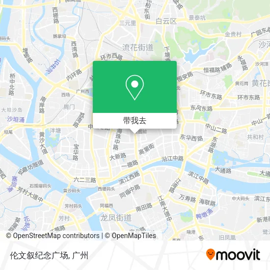 伦文叙纪念广场地图