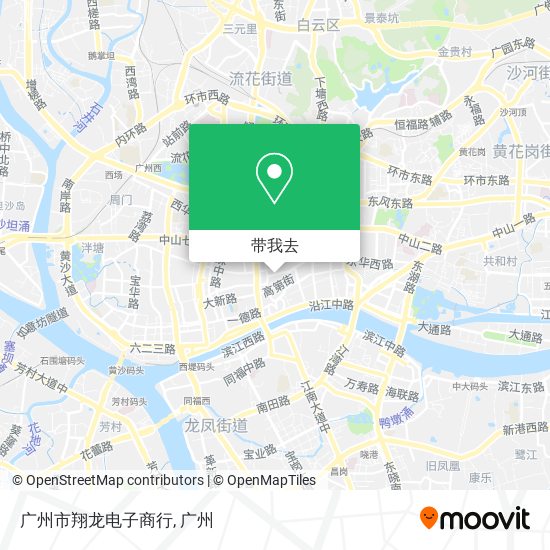 广州市翔龙电子商行地图