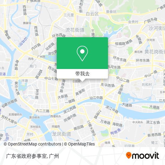 广东省政府参事室地图