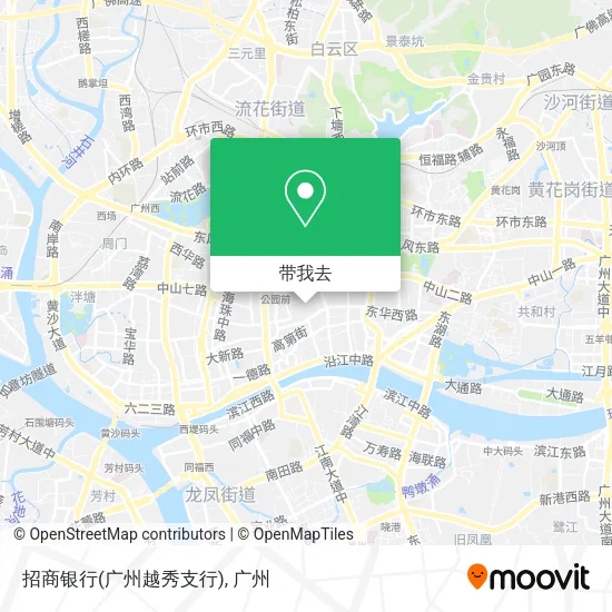 招商银行(广州越秀支行)地图