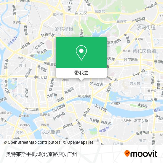 奥特莱斯手机城(北京路店)地图