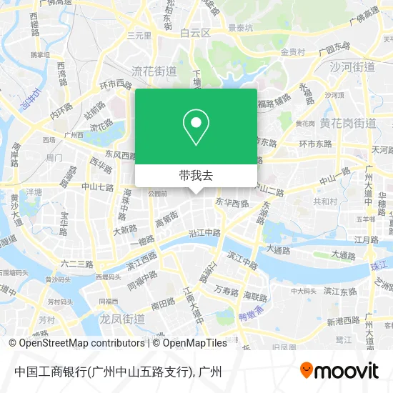 中国工商银行(广州中山五路支行)地图