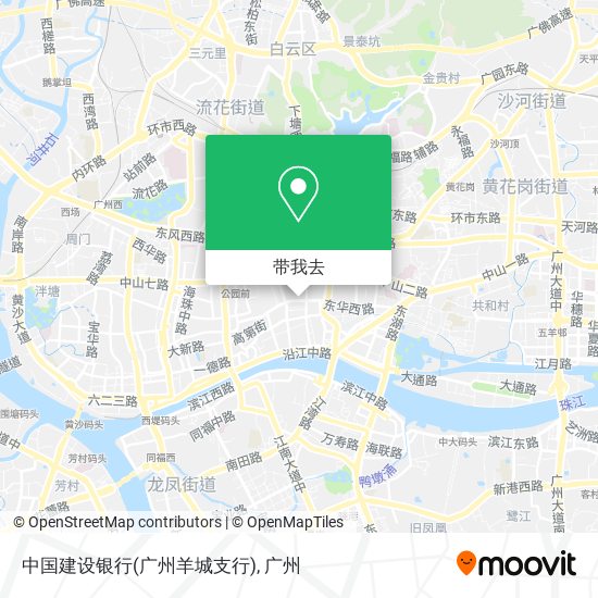 中国建设银行(广州羊城支行)地图