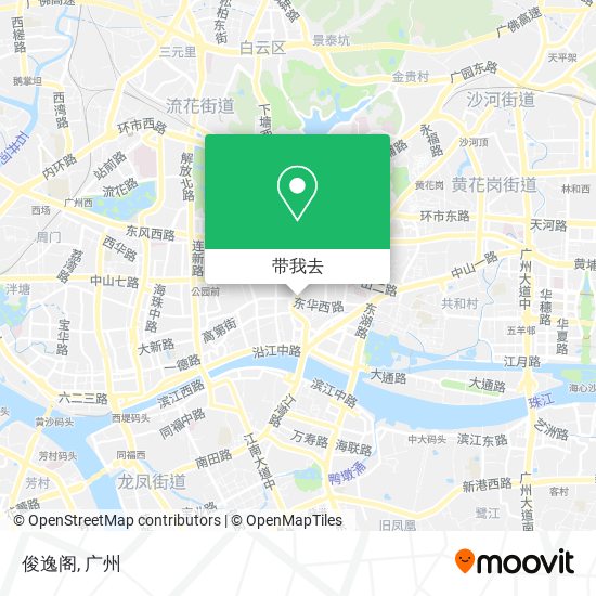 俊逸阁地图