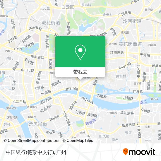中国银行(德政中支行)地图