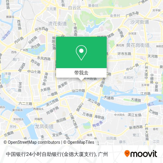 中国银行24小时自助银行(金德大厦支行)地图