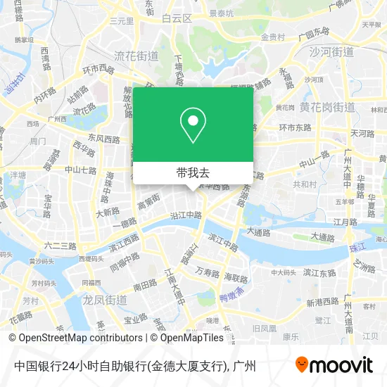 中国银行24小时自助银行(金德大厦支行)地图