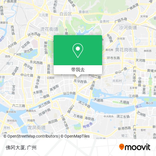 佛冈大厦地图
