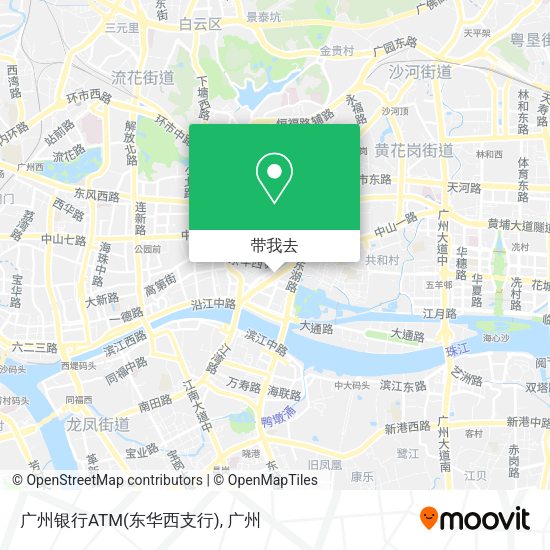广州银行ATM(东华西支行)地图