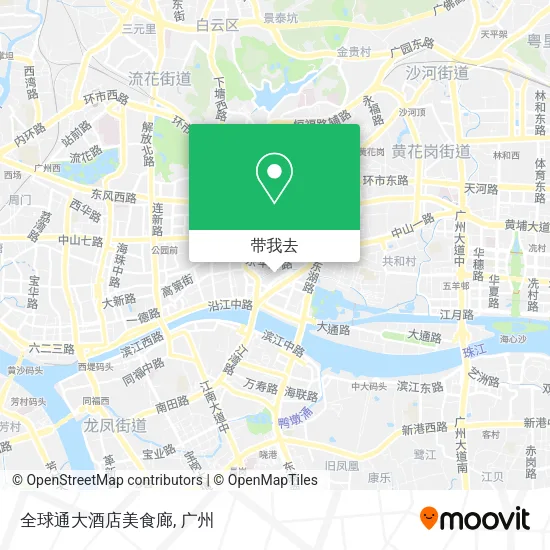 全球通大酒店美食廊地图
