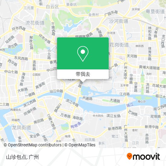 山珍包点地图