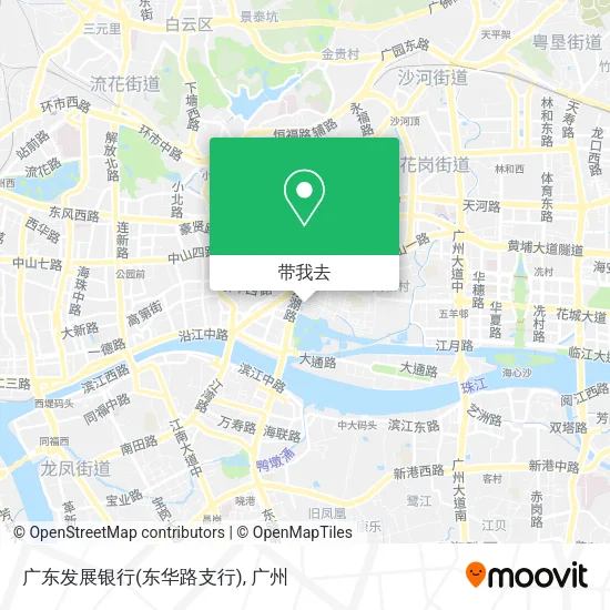 广东发展银行(东华路支行)地图