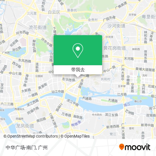中华广场-南门地图