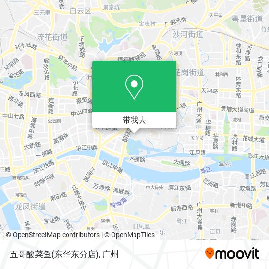 五哥酸菜鱼(东华东分店)地图