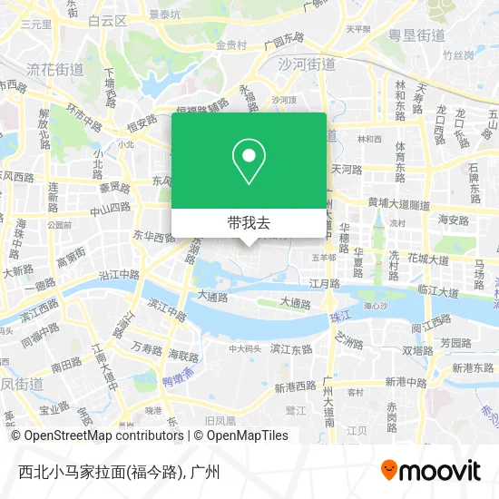 西北小马家拉面(福今路)地图