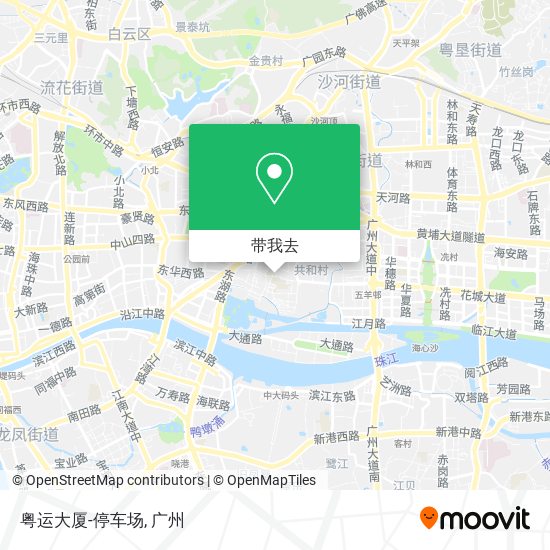 粤运大厦-停车场地图