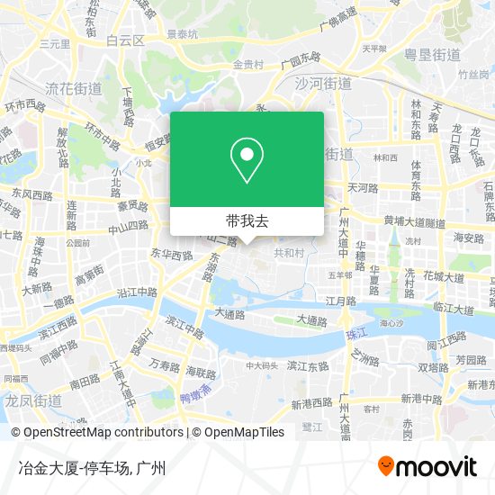 冶金大厦-停车场地图