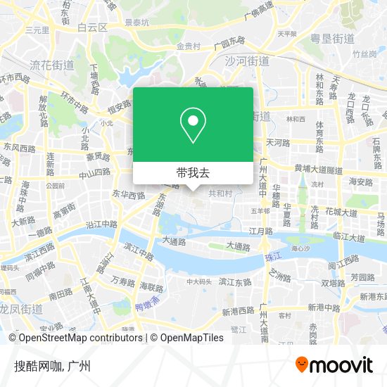 搜酷网咖地图