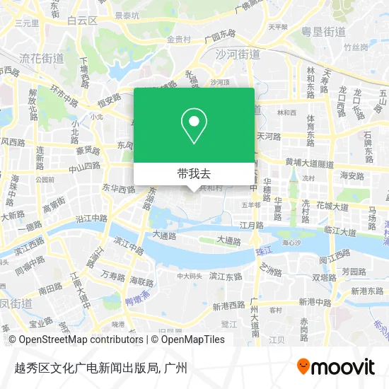 越秀区文化广电新闻出版局地图