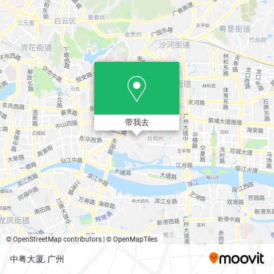 中粤大厦地图