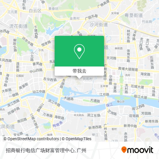 招商银行电信广场财富管理中心地图